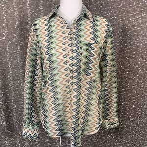 Sundays by wearesundays Anthropologie Knitted Chevron Top Women's Small